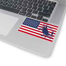 Load image into Gallery viewer, Crab Flag Kiss-Cut Stickers
