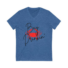 Load image into Gallery viewer, Bay Drinkin Unisex Jersey Short Sleeve V-Neck Tee