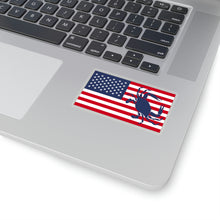 Load image into Gallery viewer, Crab Flag Kiss-Cut Stickers