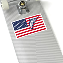 Load image into Gallery viewer, Sailfish Flag Kiss-Cut Stickers