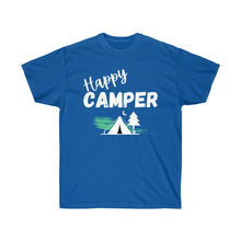 Load image into Gallery viewer, Happy Camper Unisex Ultra Cotton Tee