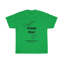 Load image into Gallery viewer, Every Hour is Happy Hour at Tices Shoal Unisex Heavy Cotton Tee - Multiple Colors Available
