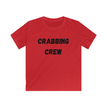 Load image into Gallery viewer, Crabbing Crew Kids Softstyle Tee - Multiple Colors Available
