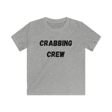 Load image into Gallery viewer, Crabbing Crew Kids Softstyle Tee - Multiple Colors Available
