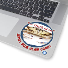 Load image into Gallery viewer, The Truth About Jersey Blue Claw Crab Kiss-Cut Stickers
