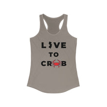 Load image into Gallery viewer, Live to Crab Women&#39;s Ideal Racerback Tank
