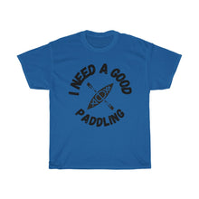 Load image into Gallery viewer, I Need A Good Paddling Unisex Heavy Cotton Tee - Multiple Colors Available
