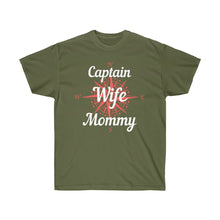 Load image into Gallery viewer, Captain, Wife, Mommy Unisex Ultra Cotton Tee
