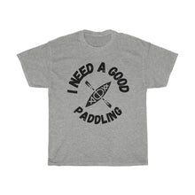 Load image into Gallery viewer, I Need A Good Paddling Unisex Heavy Cotton Tee - Multiple Colors Available
