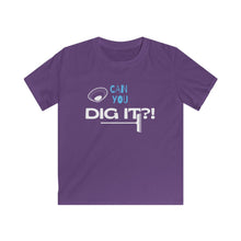 Load image into Gallery viewer, Can You Dig It? Kids Softstyle Tee - Multiple Colors Available
