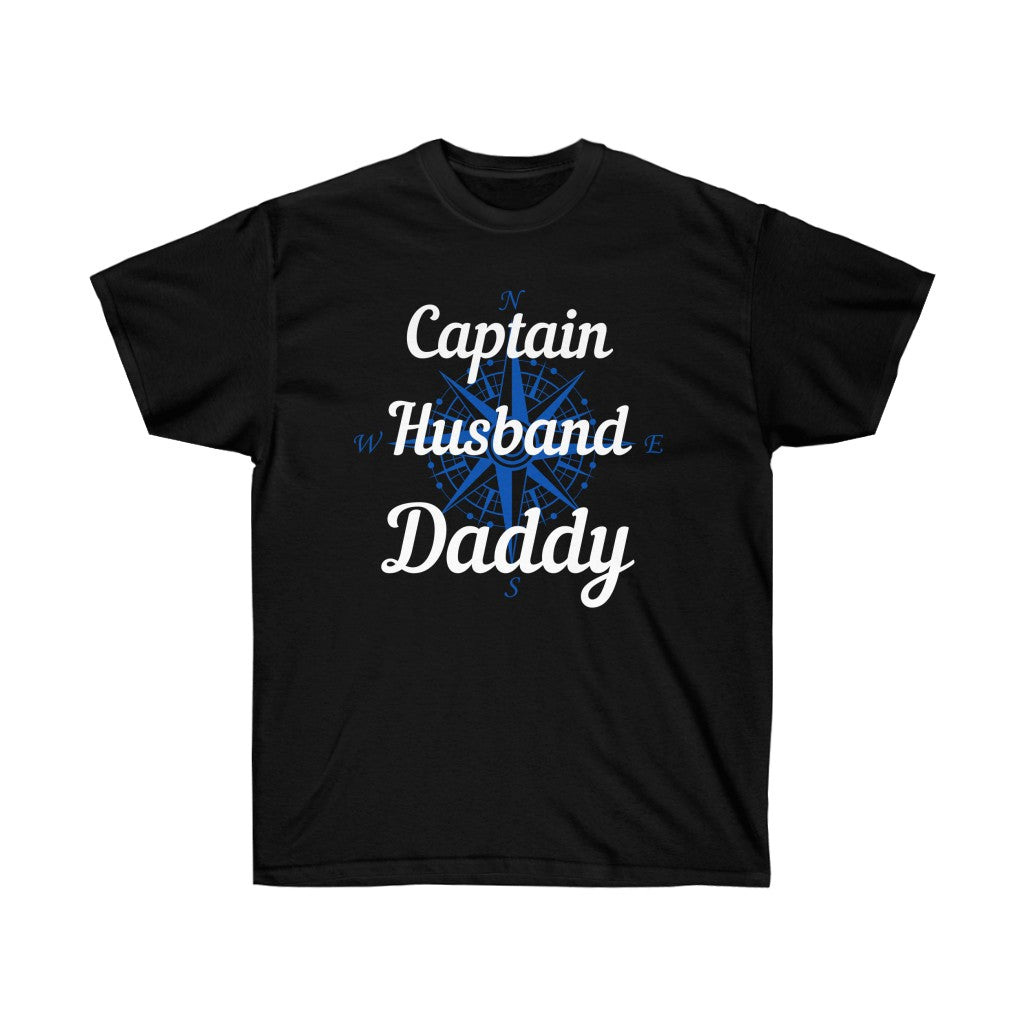 Captain, Husband, Daddy Unisex Ultra Cotton Tee