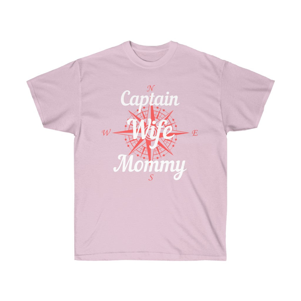 Captain, Wife, Mommy Unisex Ultra Cotton Tee