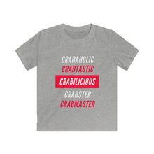 Load image into Gallery viewer, Crabaholic Kids Softstyle Tee - Multiple Colors Available
