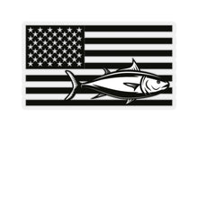 Load image into Gallery viewer, Tuna Flag Kiss-Cut Stickers
