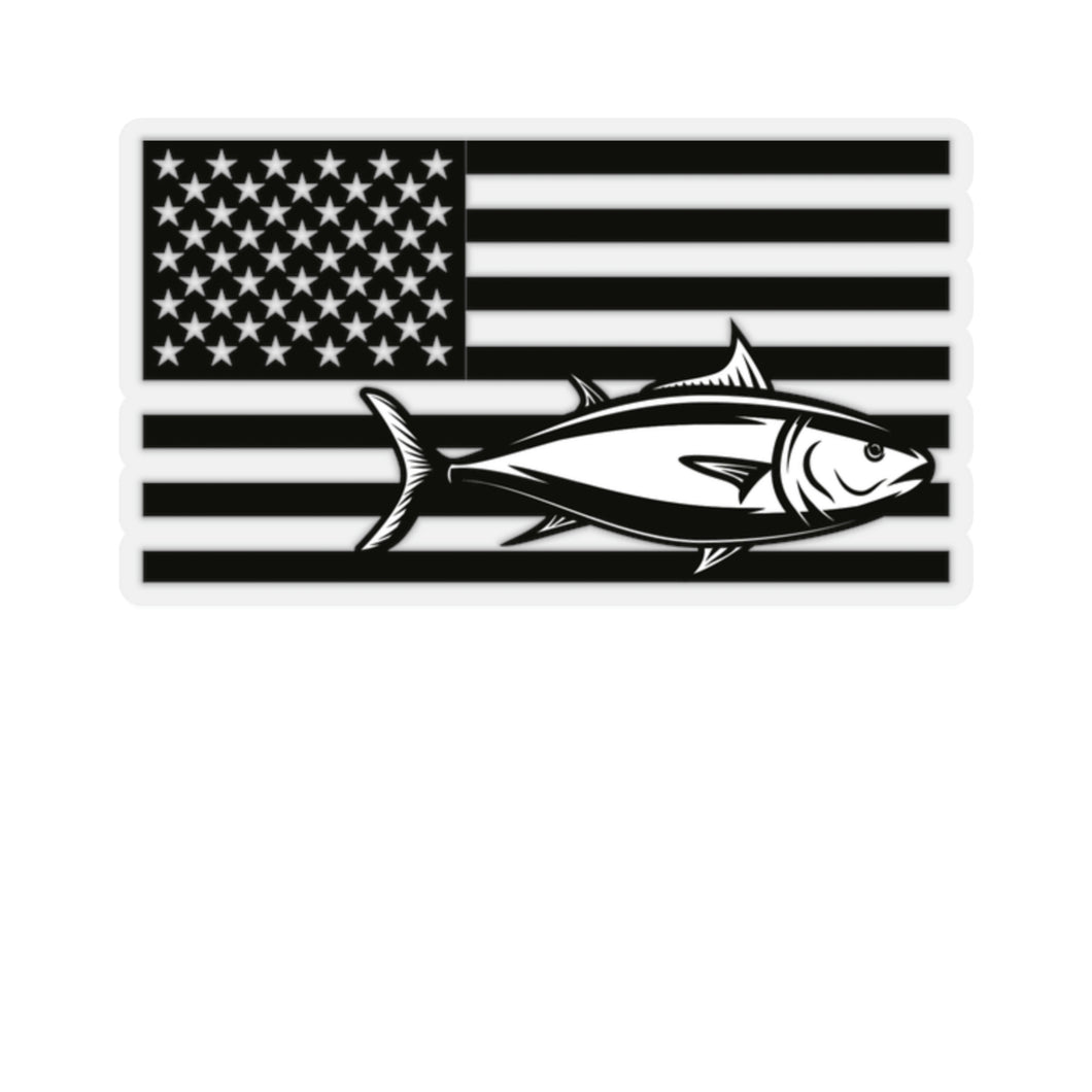 Tuna Flag Kiss-Cut Stickers