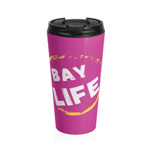 Load image into Gallery viewer, Bay Life Stainless Steel Travel Mug
