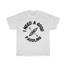 Load image into Gallery viewer, I Need A Good Paddling Unisex Heavy Cotton Tee - Multiple Colors Available
