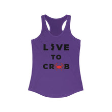 Load image into Gallery viewer, Live to Crab Women&#39;s Ideal Racerback Tank
