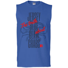 Load image into Gallery viewer, The Truth About Jersey Blue Claw Crabs - Men&#39;s Ultra Cotton Sleeveless T-Shirt
