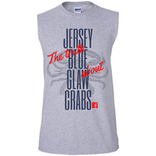 Load image into Gallery viewer, The Truth About Jersey Blue Claw Crabs - Men&#39;s Ultra Cotton Sleeveless T-Shirt
