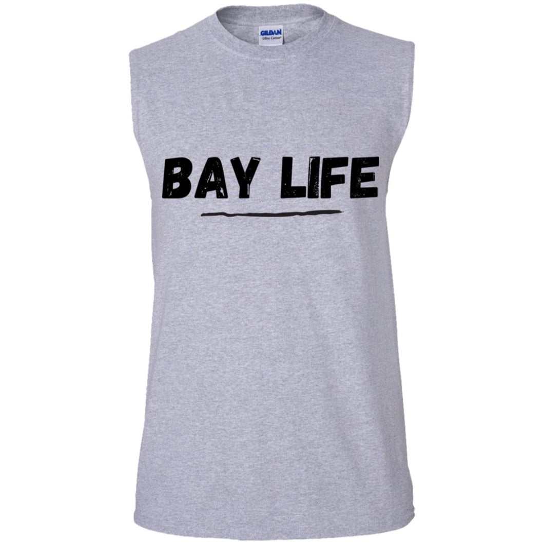 Bay Life Men's Ultra Cotton Sleeveless T-Shirt