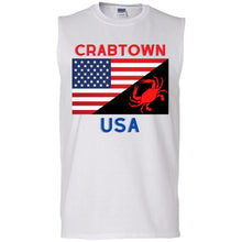 Load image into Gallery viewer, Crabtown Men&#39;s Ultra Cotton Sleeveless T-Shirt
