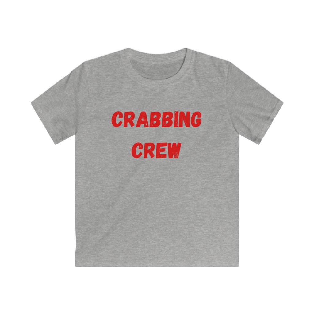 Crabbing Crew Kids Softstyle Tee - Multiple Colors Available