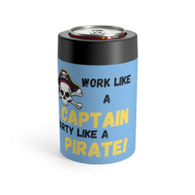 Load image into Gallery viewer, Work Like A Captain, Party Like A Pirate Can Holder
