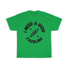 Load image into Gallery viewer, I Need A Good Paddling Unisex Heavy Cotton Tee - Multiple Colors Available
