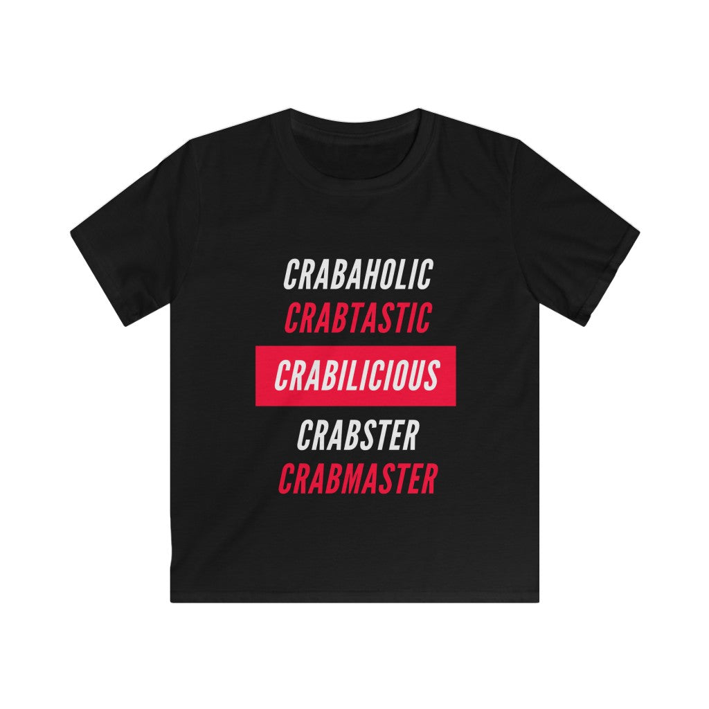 Crabaholic Kids Softstyle Tee - Multiple Colors Available