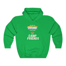 Load image into Gallery viewer, If Lost or Drunk Please Return To My Camp Friends Unisex Heavy Blend™ Hooded Sweatshirt
