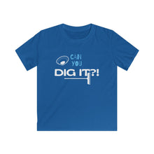 Load image into Gallery viewer, Can You Dig It? Kids Softstyle Tee - Multiple Colors Available
