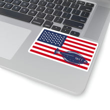 Load image into Gallery viewer, Flounder Flag Kiss-Cut Stickers
