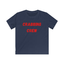 Load image into Gallery viewer, Crabbing Crew Kids Softstyle Tee - Multiple Colors Available
