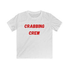 Load image into Gallery viewer, Crabbing Crew Kids Softstyle Tee - Multiple Colors Available
