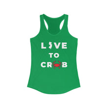 Load image into Gallery viewer, Live to Crab Women&#39;s Ideal Racerback Tank
