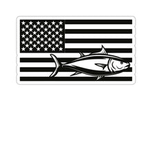 Load image into Gallery viewer, Tuna Flag Kiss-Cut Stickers
