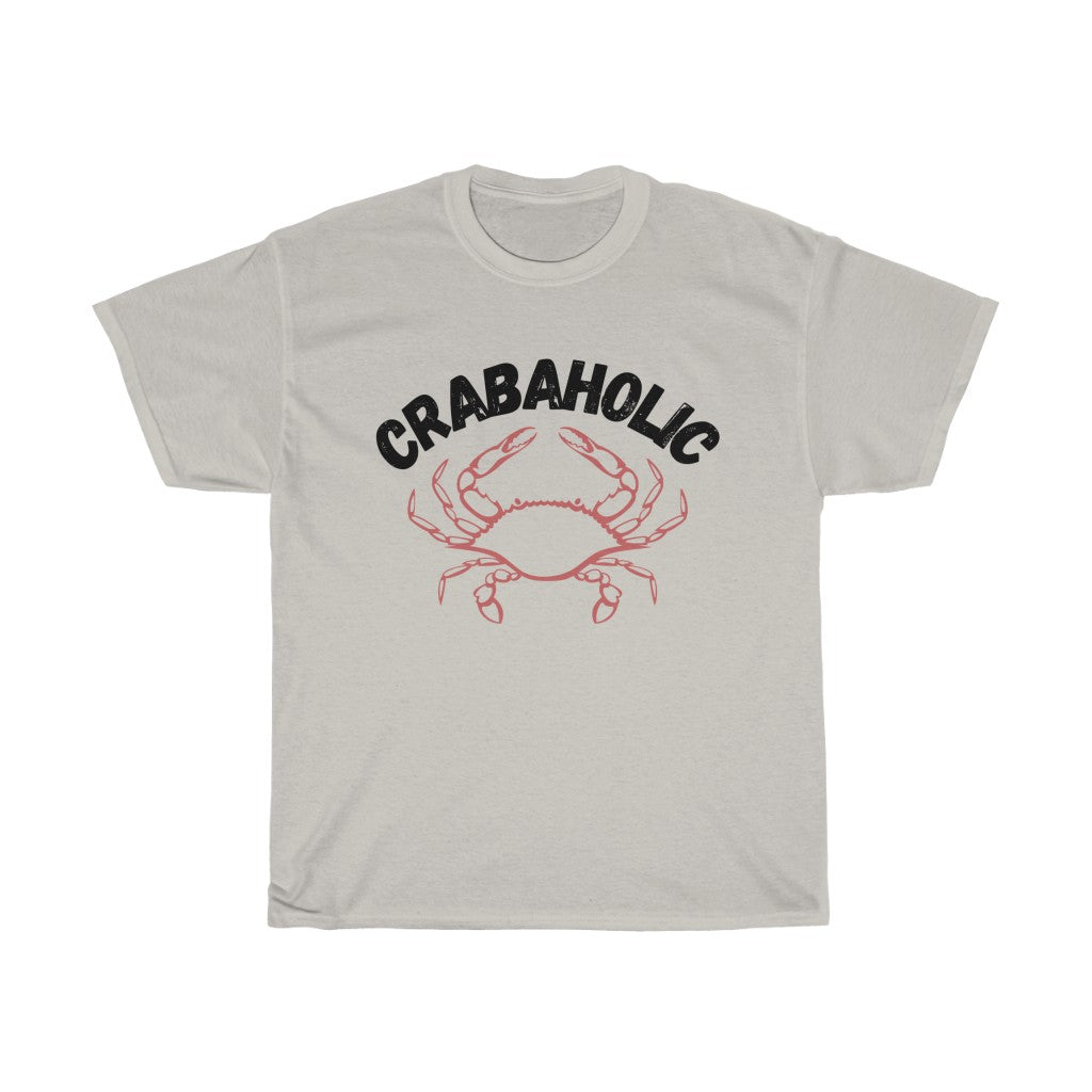 Crabaholic Unisex Heavy Cotton Tee - Multiple Colors Available