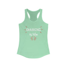 Load image into Gallery viewer, Crabbing is life Crew Women&#39;s Ideal Racerback Tank
