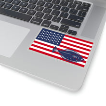 Load image into Gallery viewer, Flounder Flag Kiss-Cut Stickers
